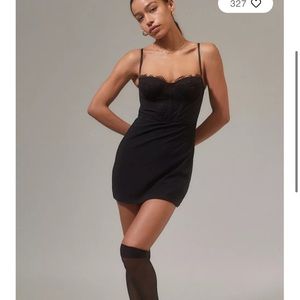 Urban outfitters modern love bustier mini dress - size small